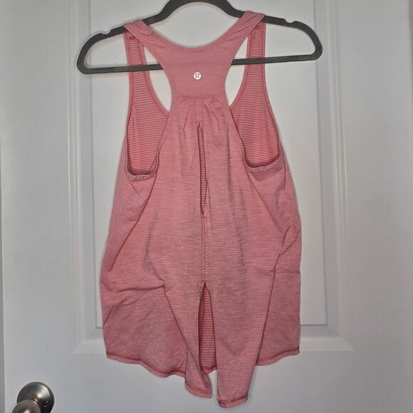 Lululemon Salute the Sun Tank - 4 Heathered Very Light Flare - Picture 4 of 5
